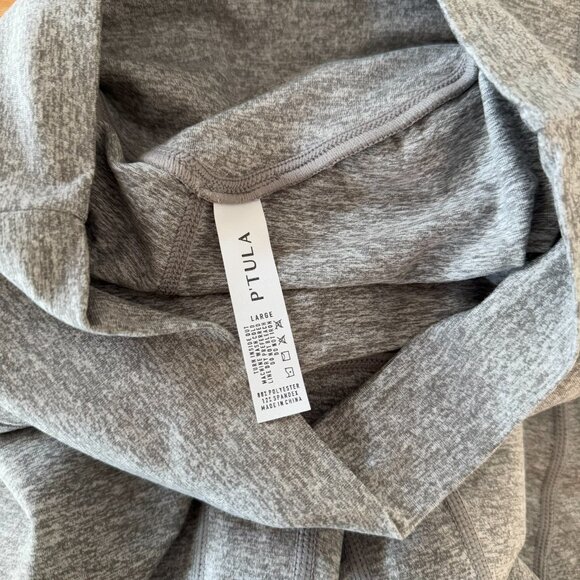 NWT P'tula Bare Pro Legging 23" - Light Grey Heather - L - Picture 3 of 5